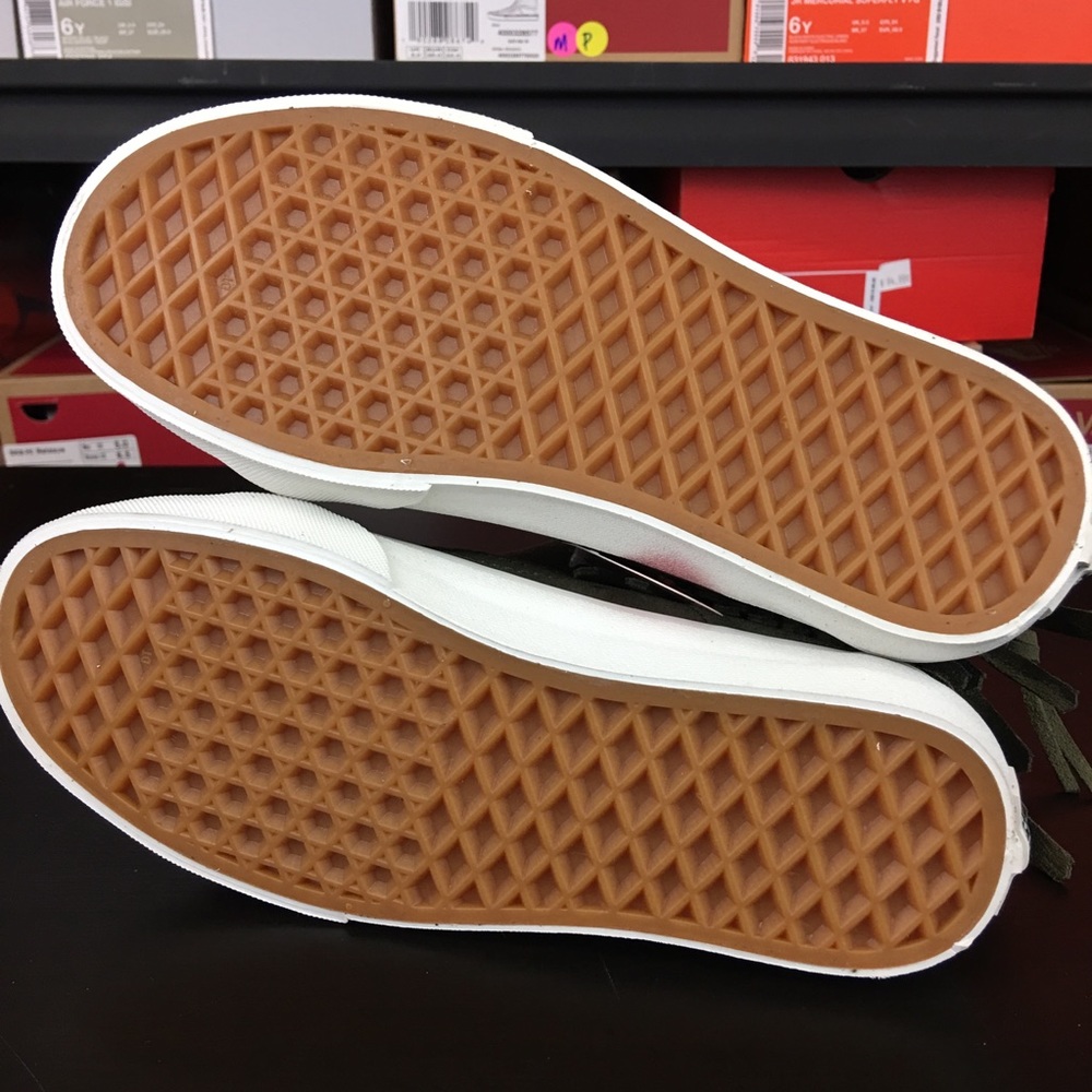 Vans Sk8 Hi Moccasin Ivy Green/White Womens New - Picture 5 of 5